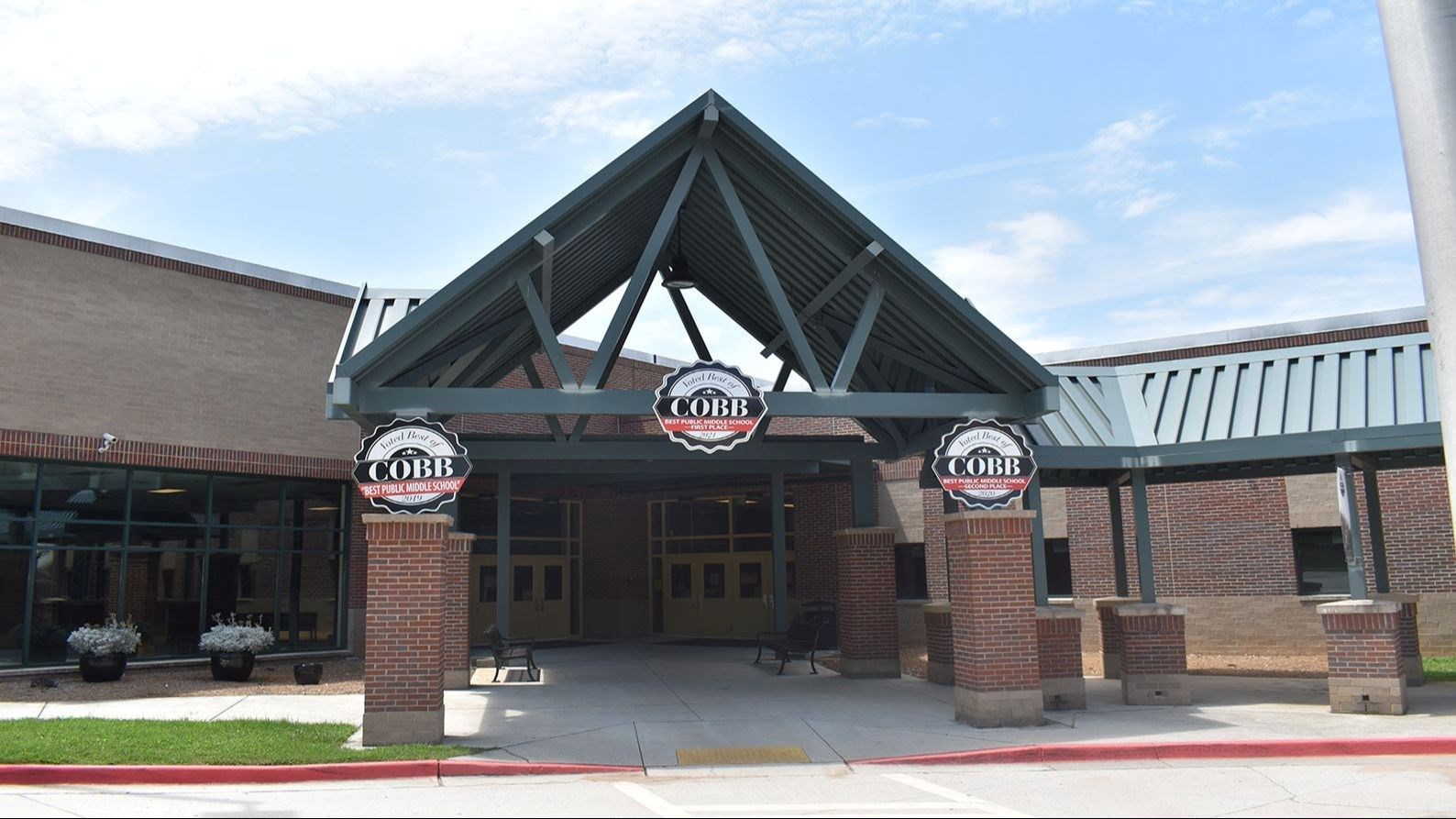 Front of school